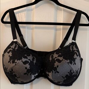 Torrid shiny and lace push up plunge bra